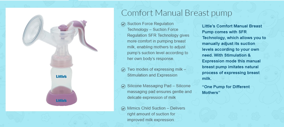 Little's Comfort Manual Breast Pump